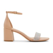 Sandale de piele cu strasuri Pristine