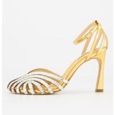 Sandale de piele cu strasuri Summer