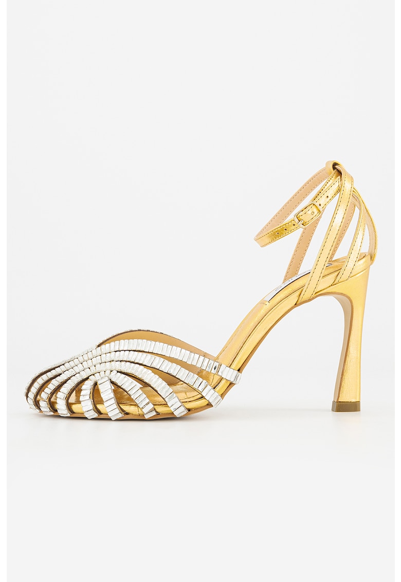 Sandale de piele cu strasuri Summer 1 Sandale de piele cu strasuri Summer