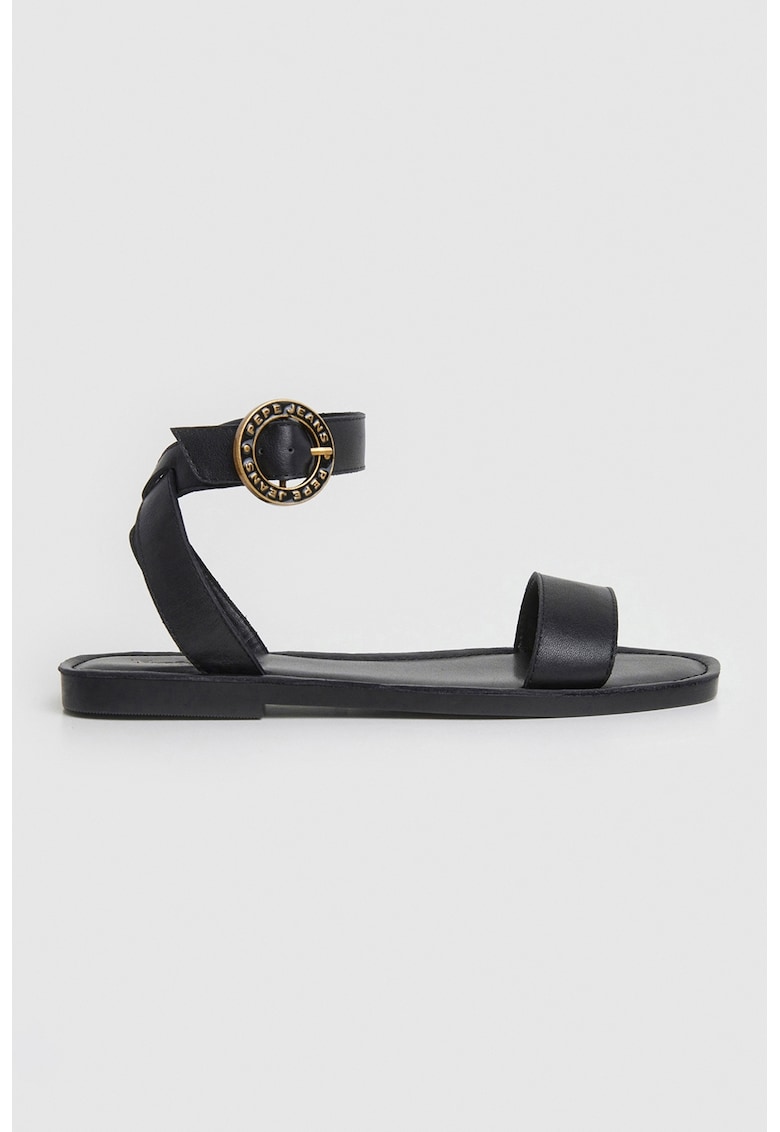 Sandale de piele cu talpa joasa 1 Sandale de piele cu talpa joasa