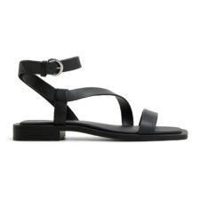 Sandale de piele cu talpa plata Gurugar