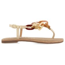 Sandale de piele cu talpa plata Medley