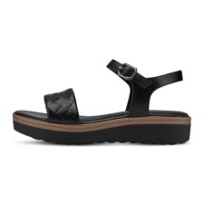 Sandale de piele cu talpa wedge