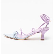 Sandale de piele cu toc inalt Dafne