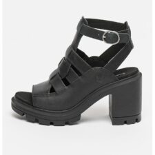 Sandale de piele cu toc masiv Allington