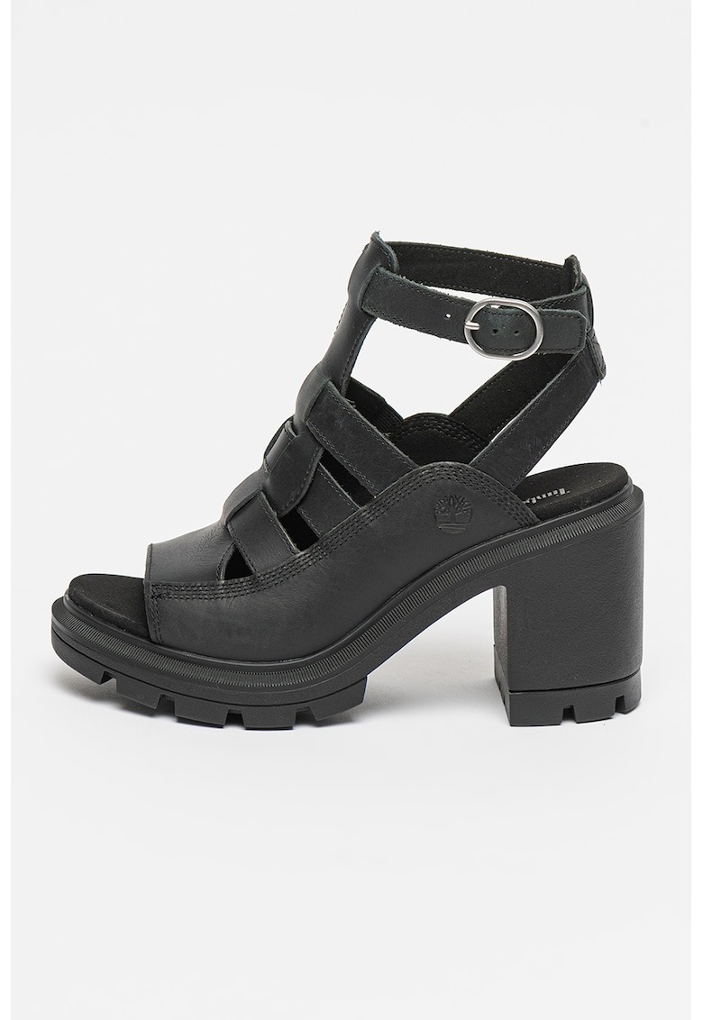 Sandale de piele cu toc masiv Allington 1 Sandale de piele cu toc masiv Allington