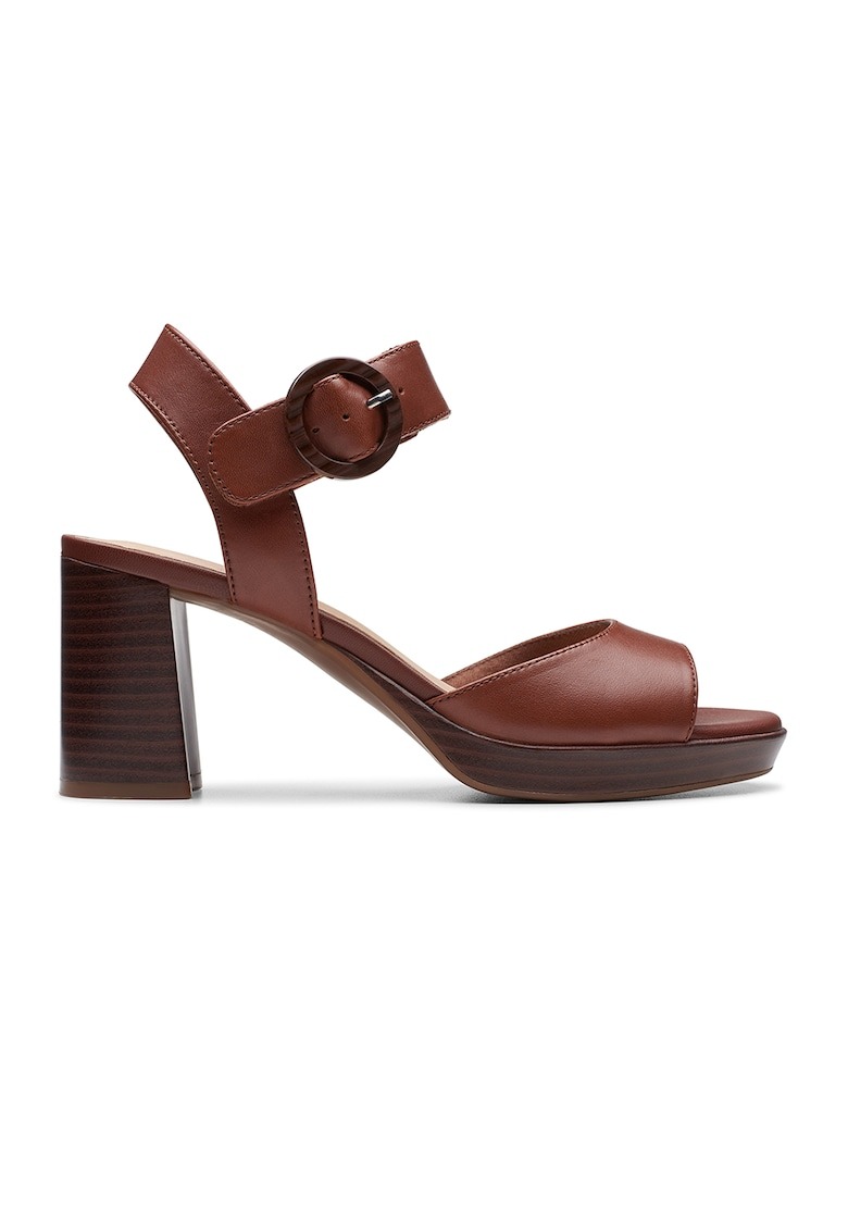 Sandale de piele cu toc masiv AmbyrLyn Ruby 1 Sandale de piele cu toc masiv AmbyrLyn Ruby