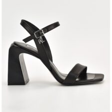 Sandale de piele cu toc masiv Astra Nova