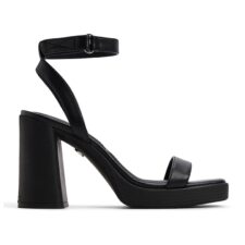 Sandale de piele cu toc masiv Berade