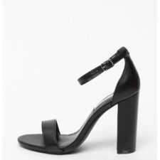 Sandale de piele cu toc masiv Carson