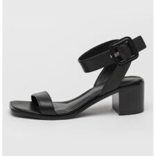 Sandale de piele cu toc masiv Charlize