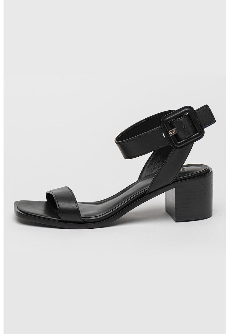 Sandale de piele cu toc masiv Charlize 1 Sandale de piele cu toc masiv Charlize