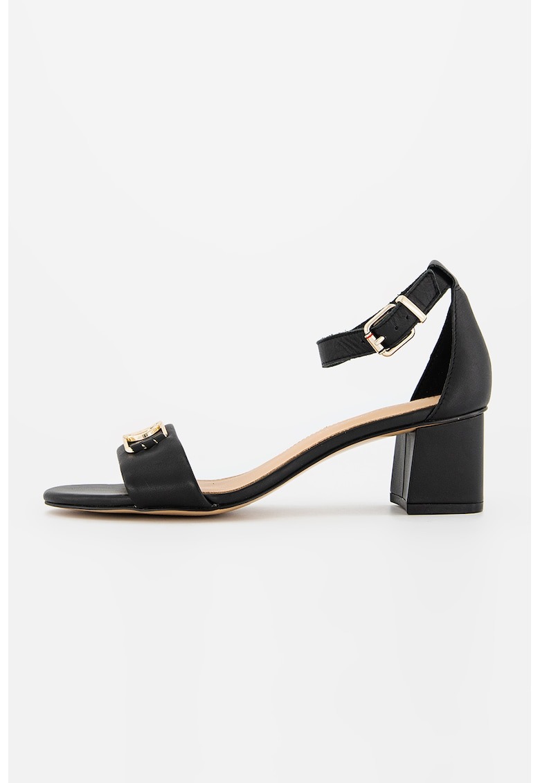 Sandale de piele cu toc masiv Hardware 1 Sandale de piele cu toc masiv Hardware