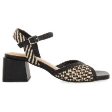 Sandale de piele cu toc masiv Ladock