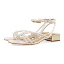 Sandale de piele cu toc masiv Larned