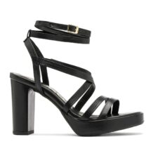 Sandale de piele cu toc masiv Miriam