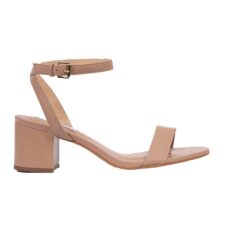 Sandale de piele cu toc masiv Naomi
