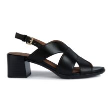 Sandale de piele cu toc masiv New Marykarmen