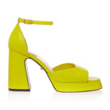 Sandale de piele cu toc masiv Ramon