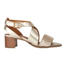 Sandale de piele cu toc masiv Sozy