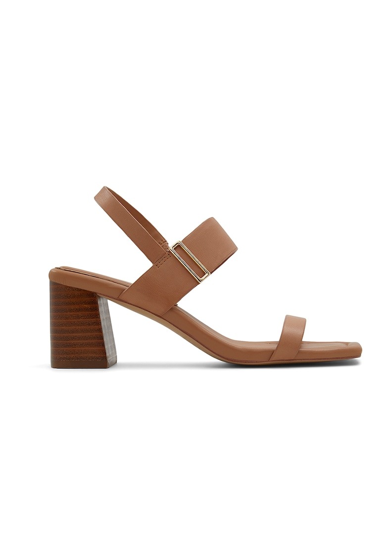 Sandale de piele cu toc patrat Fidles 1 Sandale de piele cu toc patrat Fidles