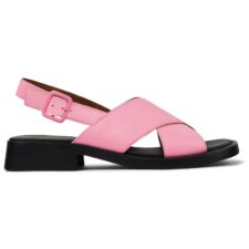 Sandale de piele cu varf patrat Dana