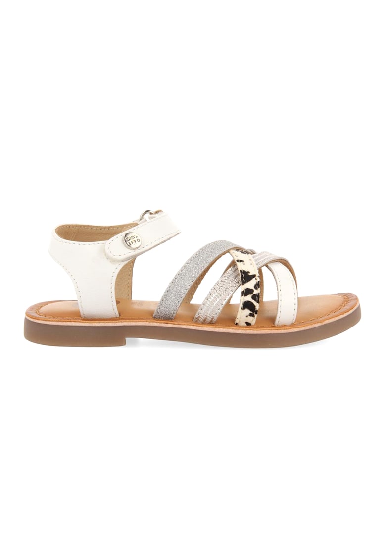 Sandale de piele cu velcro Pocone 1 Sandale de piele cu velcro Pocone