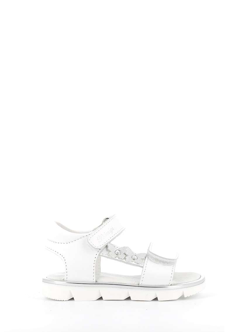 Sandale de piele cu velcro si aplicatii fluture 1 Sandale de piele cu velcro si aplicatii fluture