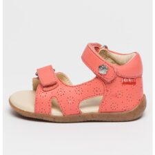 Sandale de piele cu velcro si perforatii Binsia