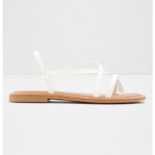 Sandale de piele ecologic cu barete multiple Broasa