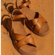 Sandale de piele ecologica Kamila