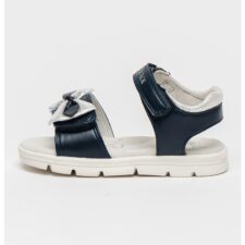 Sandale de piele ecologica cu aplicatii cu funda Whippy