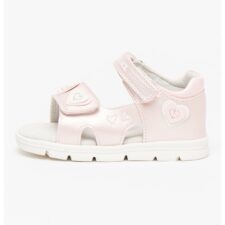 Sandale de piele ecologica cu aplicatii in forma de inima Whippy