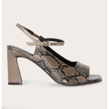 Sandale de piele ecologica cu aspect de reptila