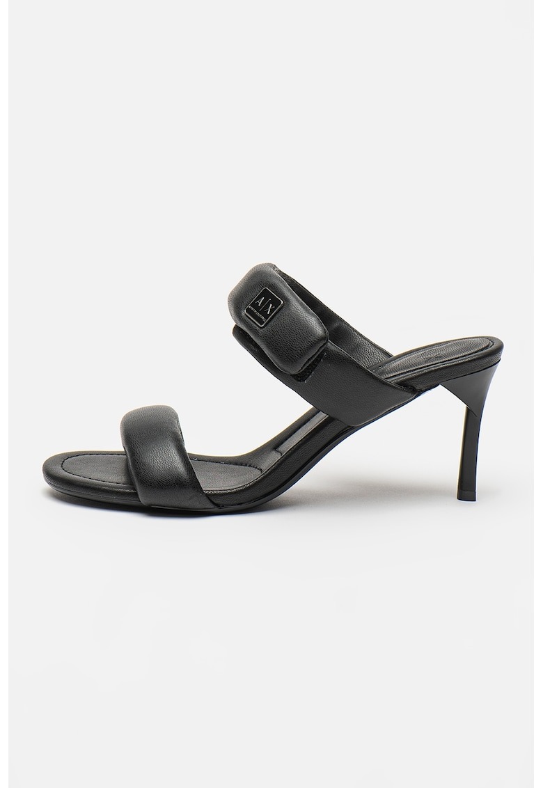 Sandale de piele ecologica cu bareta dubla si velcro 1 Sandale de piele ecologica cu bareta dubla si velcro