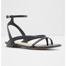 Sandale de piele ecologica cu bareta separatoare Rhigoni