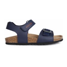 Sandale de piele ecologica cu barete cu velcro