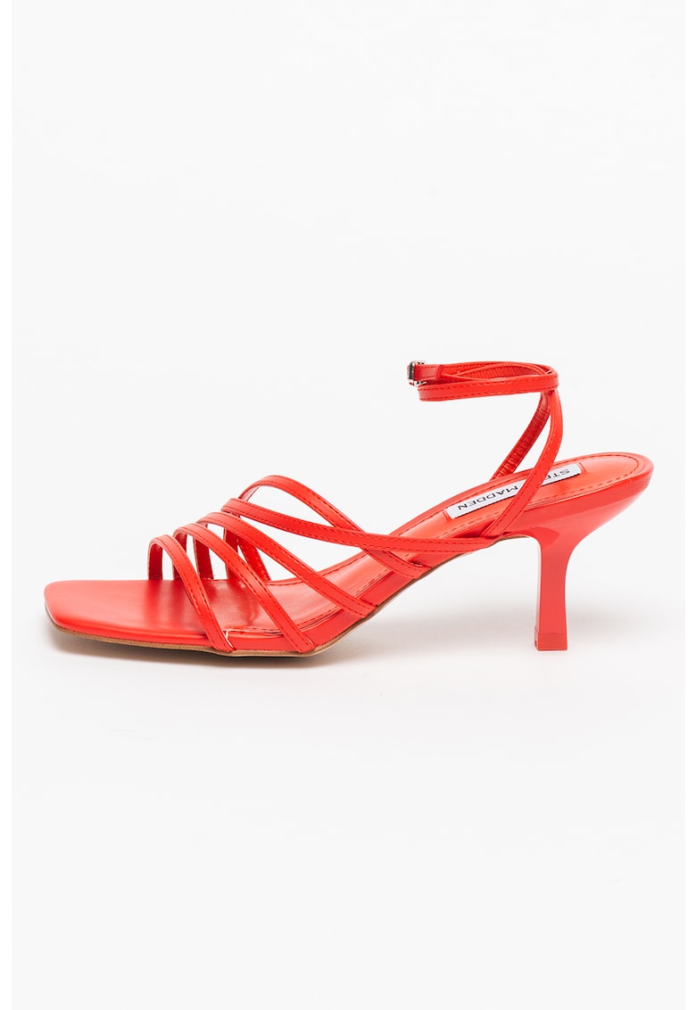 Sandale de piele ecologica cu barete multiple Aglow 1 Sandale de piele ecologica cu barete multiple Aglow