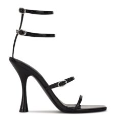 Sandale de piele ecologica cu barete multiple Aves