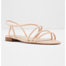 Sandale de piele ecologica cu barete multiple Grymaw