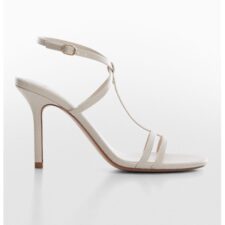 Sandale de piele ecologica cu barete multiple Lucia