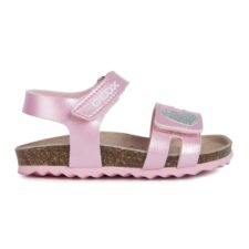 Sandale de piele ecologica cu barete velcro