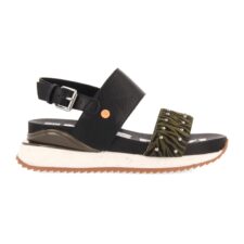 Sandale de piele ecologica cu garnituri de piele Apopka