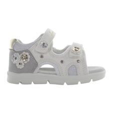 Sandale de piele ecologica cu insertii de plasa