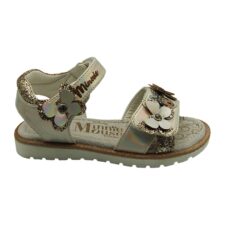 Sandale de piele ecologica cu insertii stralucitoare