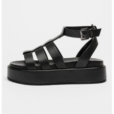 Sandale de piele ecologica cu o catarama