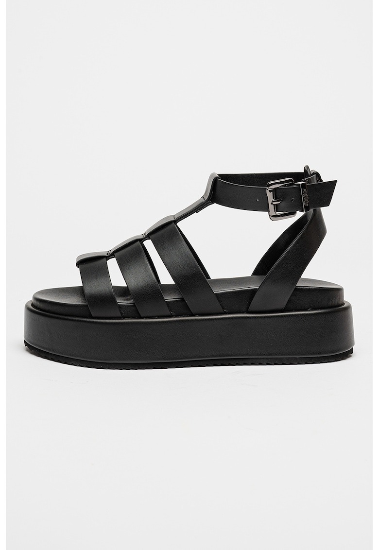 Sandale de piele ecologica cu o catarama 1 Sandale de piele ecologica cu o catarama