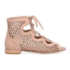 Sandale de piele ecologica cu perforatii