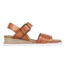 Sandale de piele ecologica cu perforatii Bobs