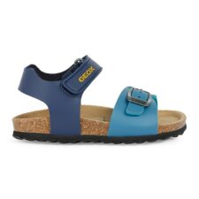 Sandale de piele ecologica cu segment cu catarama Chalki